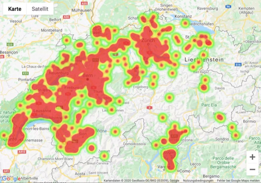 karte Verdachtsfälle covid-19-tracker