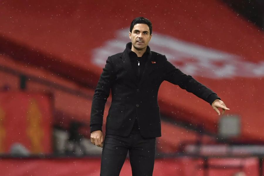 Trainer Mikel Arteta verliert langsam, aber sicher die Geduld.