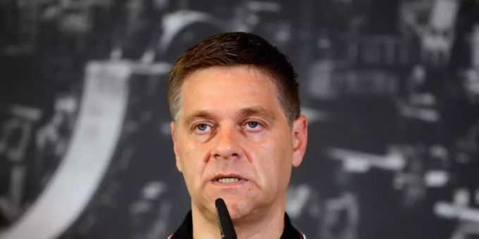 Oliver Ruhnert, Geschäftsführer Profifussball beim FC Union Berlin. Foto: Soeren Stache/dpa-Zentralbild/dpa