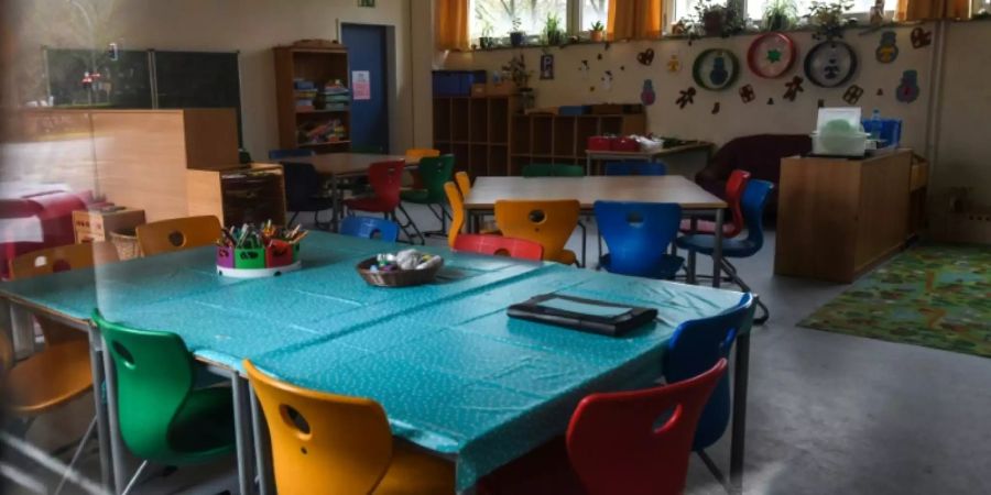 Leeres Klassenzimmer in Dortmund