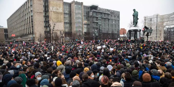 Nawalny-Protest in Moskau