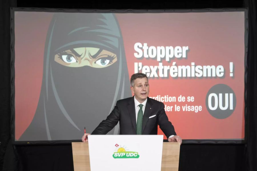 SVP Verhüllungsverbot Initaitative Burka