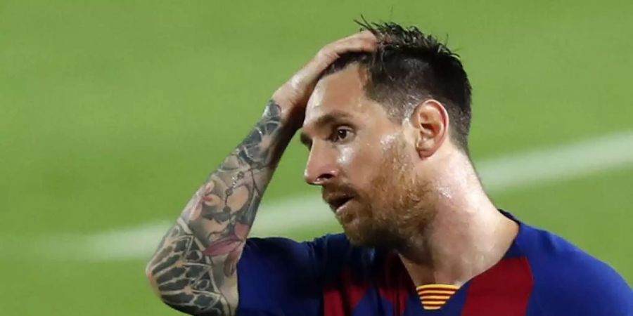 Superstar Lionel Messi fehlt dem FC Barcelona nach einer Behandlung im nächsten Liga-Spiel gegen SD Eibar. Foto: Joan Monfort/AP/dpa