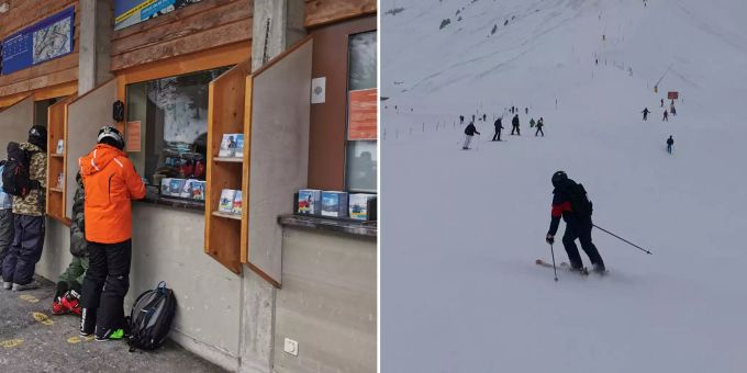 Pisten halb leer - Skigebiete klagen wegen Corona über weniger Gäste