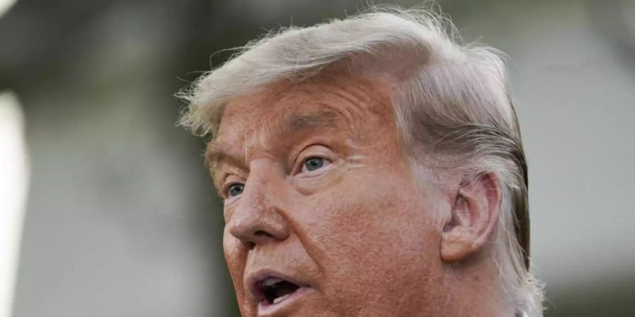 US-Präsident Trump war beim Asien-Pazifik-Gipfel per Video zugeschaltet. Foto: Evan Vucci/AP/dpa