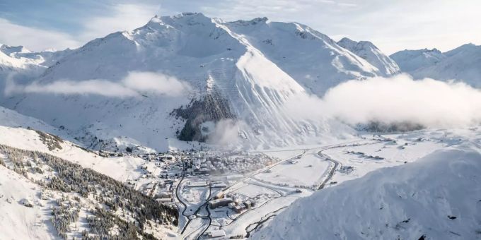 Winter in Andermatt.