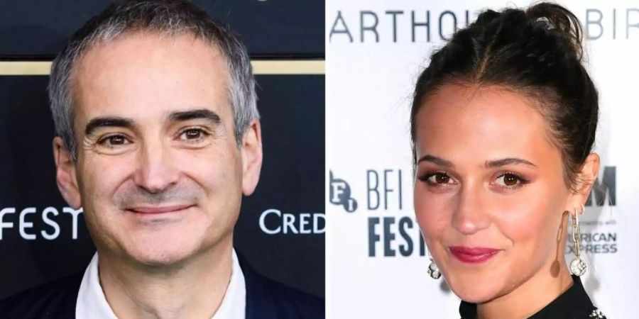 Die schwedische Schauspielerin Alicia Vikander und der französische Regisseur Olivier Assayas planen eine Fernsehserie. Foto: Manuel Lopez;Ian West/KEYSTONE/PA Wire/dpa