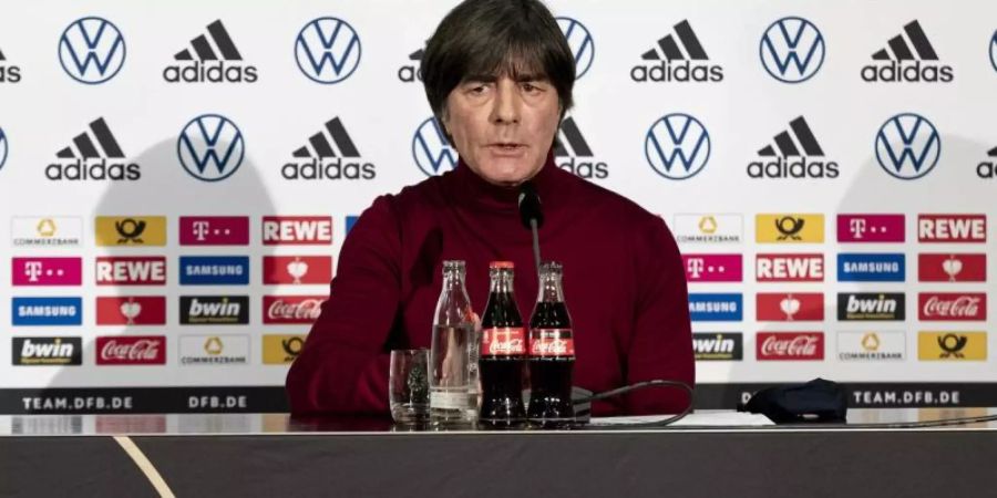 Die Zustimmung für Bundestrainer Joachim Löw in der Bevölkerung sinkt. Foto: Thomas Boecker/DFB/dpa