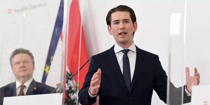 Der Wiener Bürgermeister Michael Ludwig (SPÖ) und Bundeskanzler Sebastian Kurz (ÖVP). Sebastian Kurz