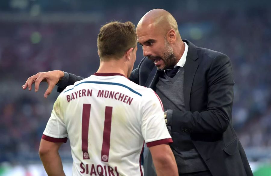 Guardiola war knapp zwei Jahre Trainer von Shaqiri bei den Bayern.