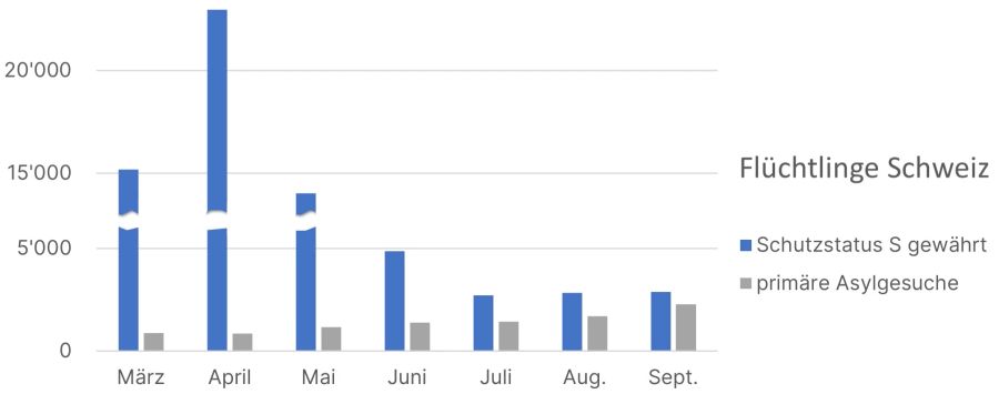 Asylgesuche Schutzstatus S