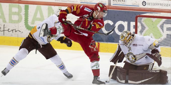 Das Spiel zwischen Langnau und Servette begann mit Verspätung. SCL Tigers National League