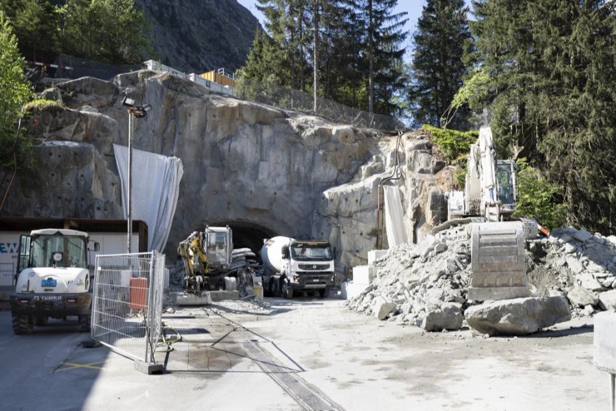 2020 hat das Astra mit dem Bau einer zweiten Röhre am Gotthard begonnen.