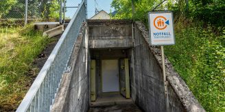 Gemeinde - Notfalltreffpunkt in Bühler ist das Rote Sekundarschulhaus