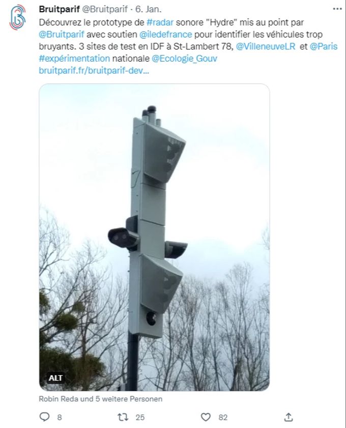 Der «Haydra»-Radar aus Frankreich. Ein solches Modell wurde in Genf getestet. frankreich