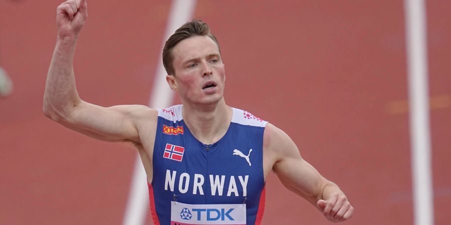 Karsten Warholm lief ohne Mühe ins Halbfinale über 400 Meter Hürden.