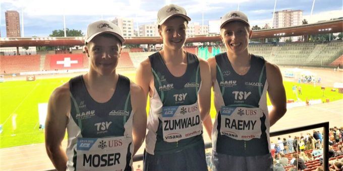 Fünf Athleten (zwei erfahrene und drei Neulinge) schickte der TSV Düdingen zu den Schweizermeisterschaften Drei neue Düdinger Athleten bei den Schweizermeisterschaften