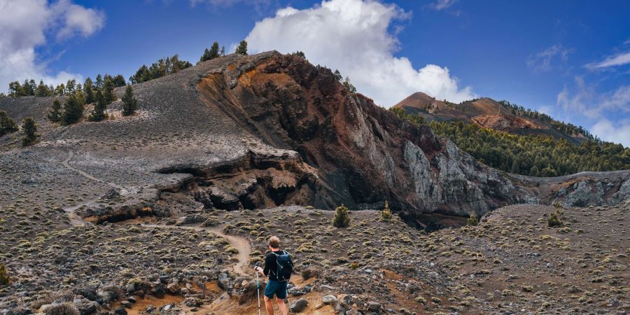 Die Kanareninsel La Palma: Nach dem Vulkanausbruch im Herbst 2021 ist nun der Wanderweg Ruta de los Volcanes wieder offen.