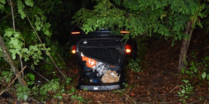 Selbstunfall mit Personenwagen.