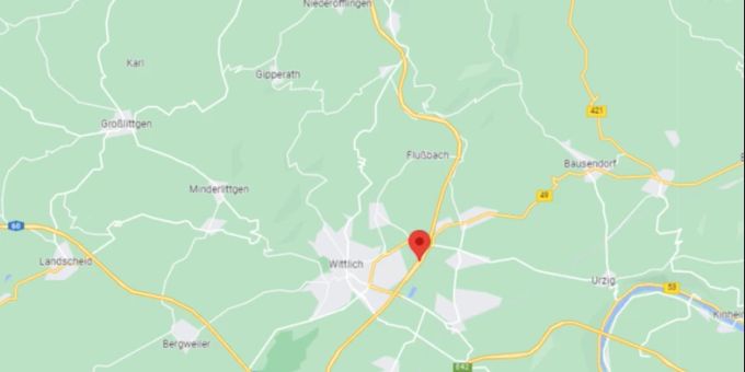 Autobahn 1 bei Wittlich. Autobahn 1