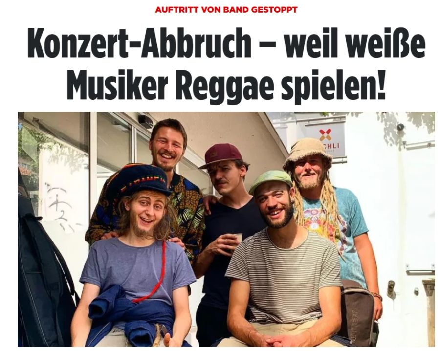 Die deutsche «Bild»-Zeitung berichtet über den Vorfall in der Berner Lorraine.