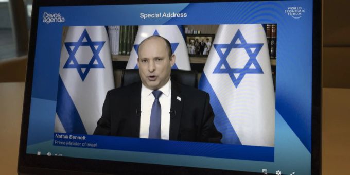 Naftali Bennet am WEF 2022. Vereinigte Arabische Emirate