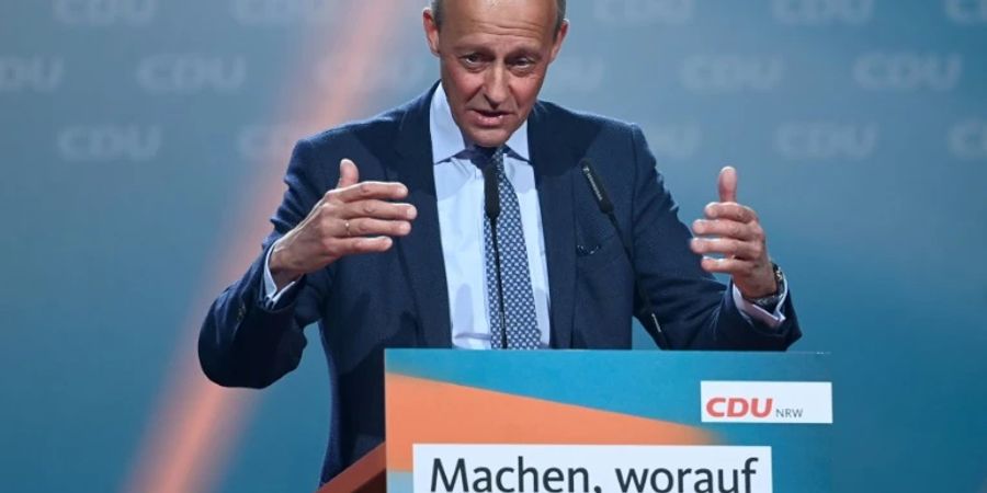 Friedrich Merz bei NRW-CDU in Düsseldorf