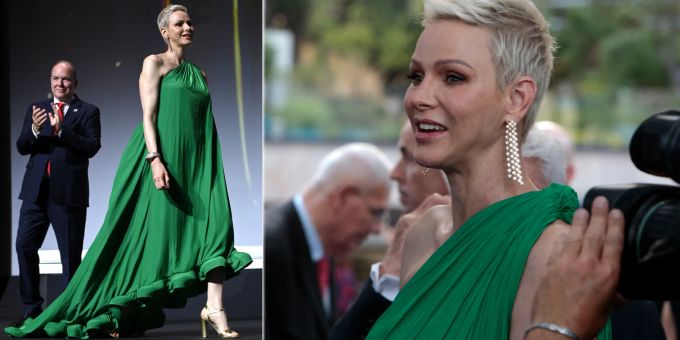 Selfies, Interviews - So sieht gute Laune bei Charlène von Monaco aus