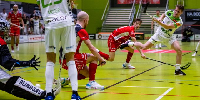 Nico Conzett beendet seine Karriere. Unihockey