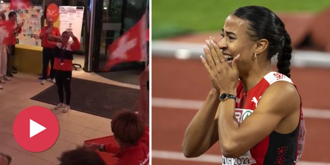 EM-Bronze - Hürden-Heldin Kambundji nach Hotel-Empfang überwältigt