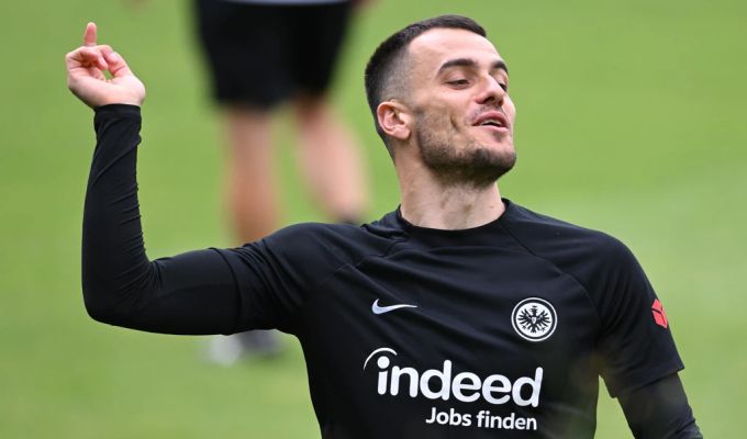 Dirigierte Eintracht Frankfurt zum Gewinn der Europa League: Filip Kostic. Kostic Europa League