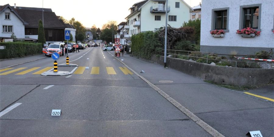 Dübendorf, Usterstrasse, Unfallort