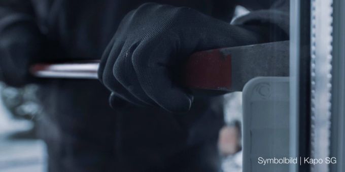 Unbekannte brechen ein halbes Duzend Mal in einer Nacht ein. St.Gallen einbrüche