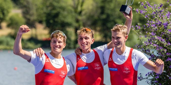 Zweimal Bronze - Schweizer Ruderer gewinnen Edelmetall in München