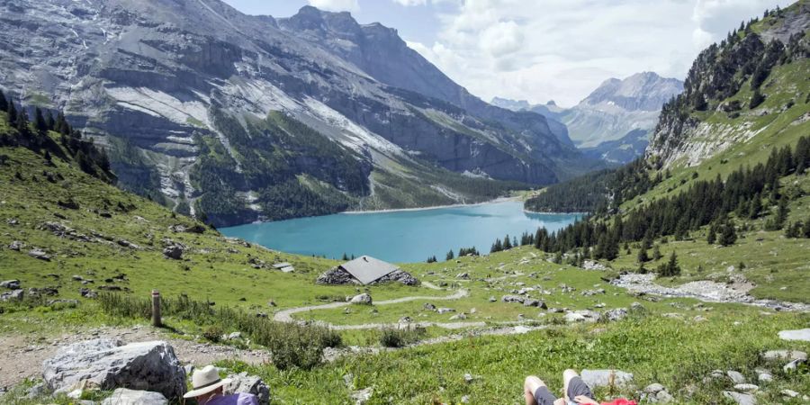 Das Gebiet rund um den Oeschinensee ist uneingeschränkt zugänglich - Keystone