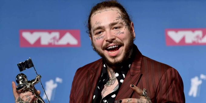 Der US-Trapkünstler Post Malone. Post Malone