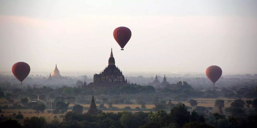 Bagan in Myanmar übt eine magische Anziehungskraft auf die Besucher aus, Bild: Pixabay