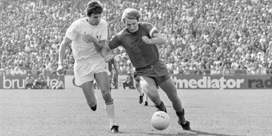 Karl Odermatt im Cup-Final 1972 gegen den FCZ.