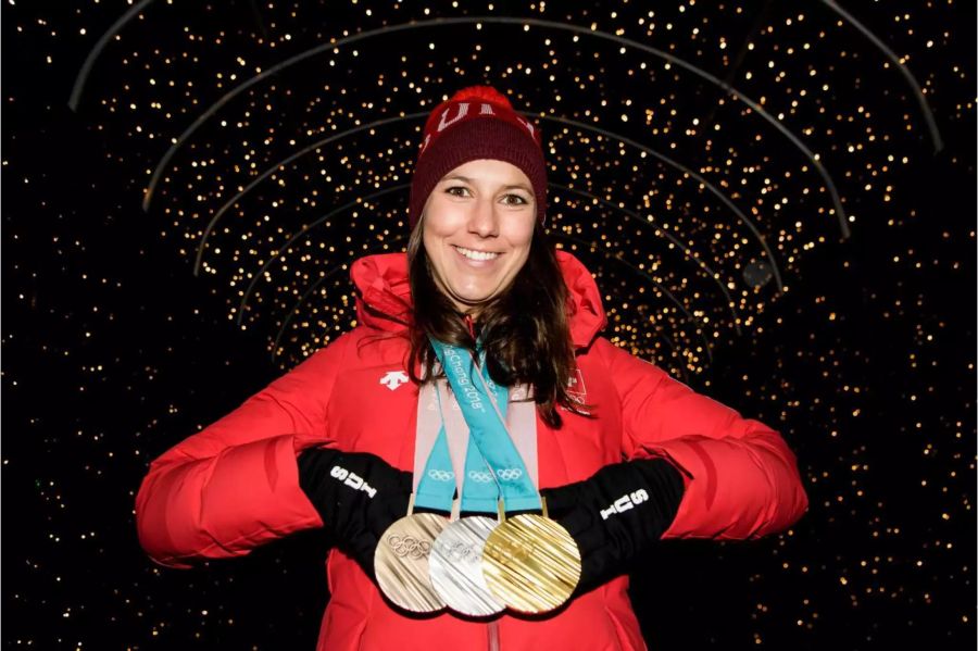 Wendy Holdener, Silber im Ski Alpin Slalom, Bronze in der Kombination