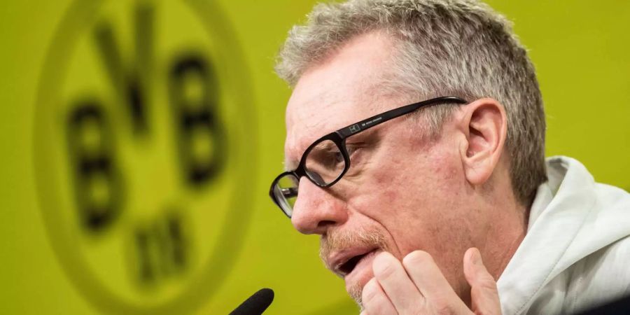 Unter dem Österreicher Peter Stöger war der Fussball für BVB-Verhältnisse nicht attraktiv genug.