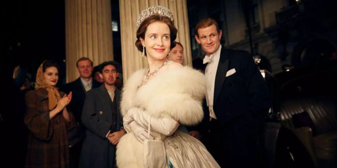 Die Queen (Claire Foy) und Prinz Philip (Matt Smith) in der Netflix-Serie «The Crown». olivia colman Netflix