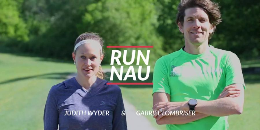 Die neue sechsteilige Video-Serie «Run Nau» mit Judith Wyder und Gabriel Lombriser.