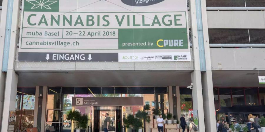 Das Cannabis Village an der muba Basel kann man bis am 22. April besuchen.