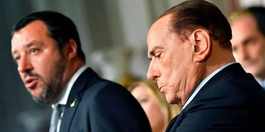 Die Mitte-Rechts-Allianz aus Lega und der Forza Italia von Ex-Ministerpräsident Silvio Berlusconi hat nicht genügend Stimmen bekommen.