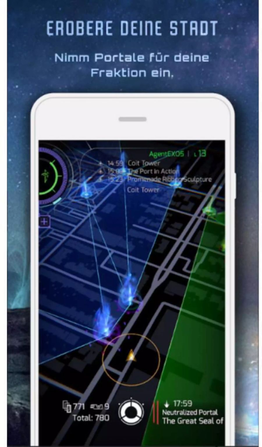 Ingress auf einem iPhone