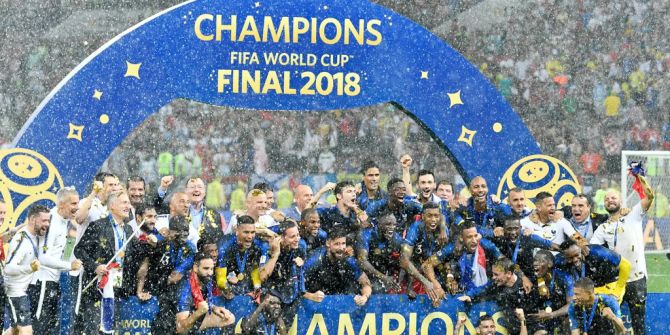 Frankreich hat die WM 2018 gewonnen.