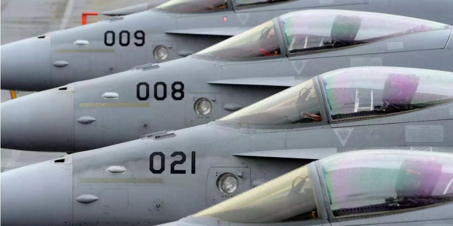 F/A 18-Flugzeuge der Schweizer Luftwaffe