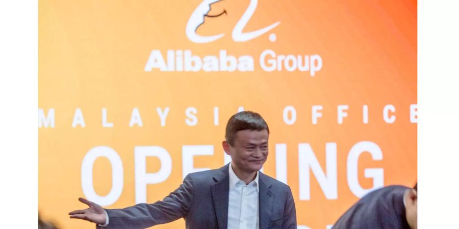 Alibaba-Vorsitzender Jack Ma bei einer Eröffnung in Kuala Lumpur.