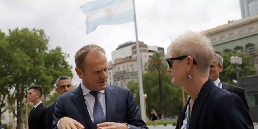Donald Tusk am G20-Gipfel.