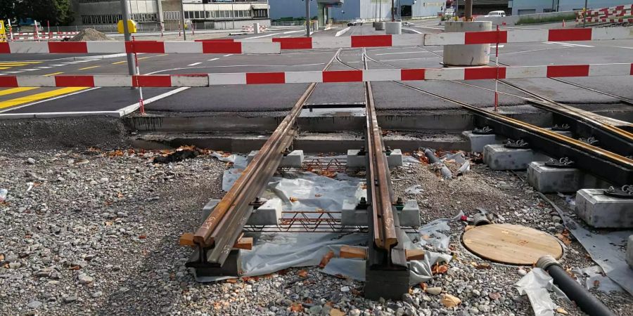 Bis nach Schlieren gebaut: Wird die Limmattalbahn hier jäh gestoppt?